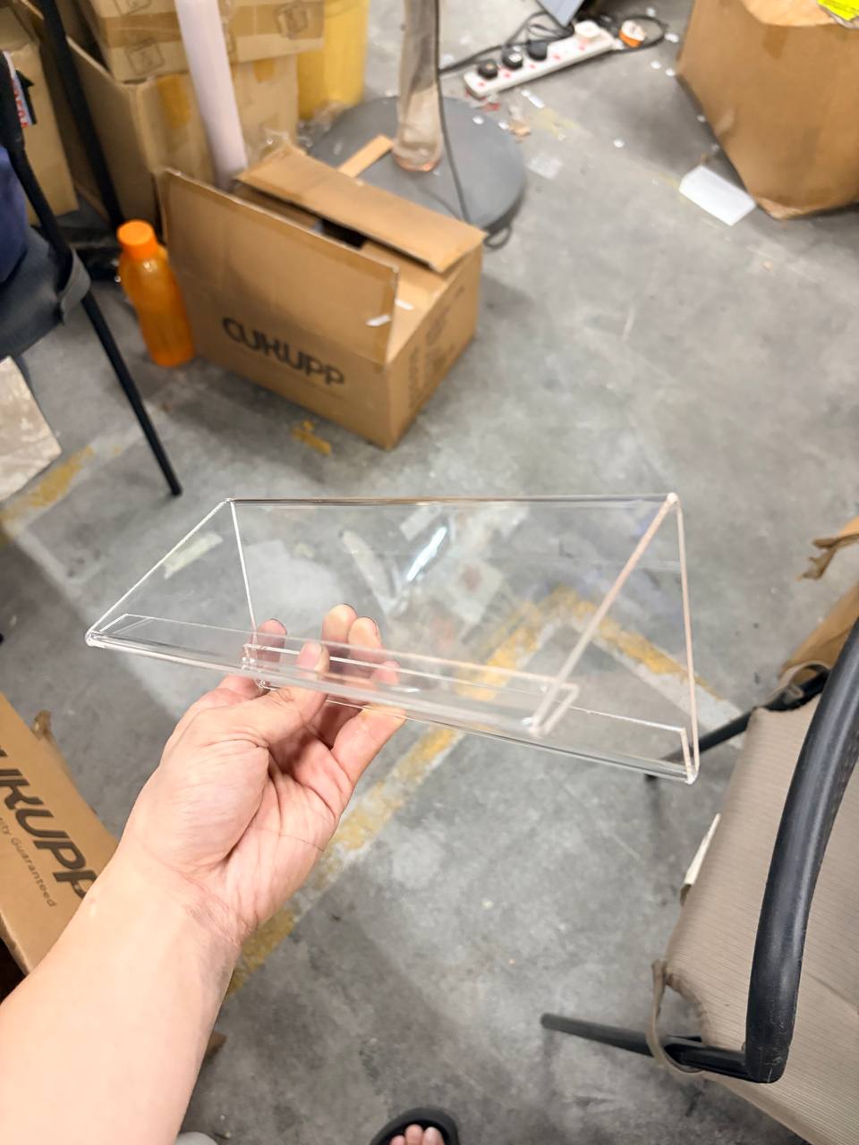 Custom Acrylic 2-Sided Desk Stand Display – Malaysia view 6