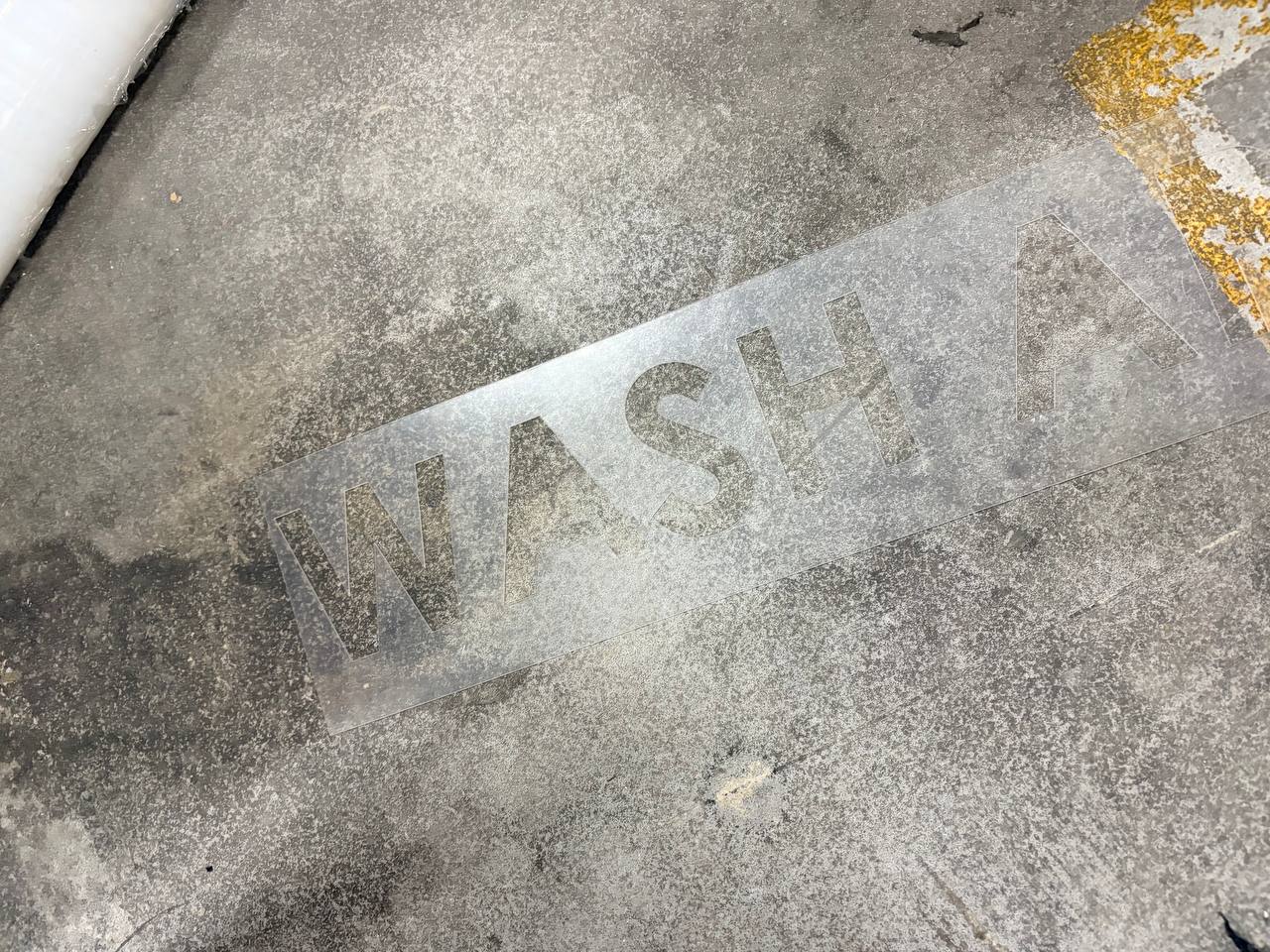 Custom Acrylic Die-Cut Stencil Plate for Spray Paint – Malaysia view 2