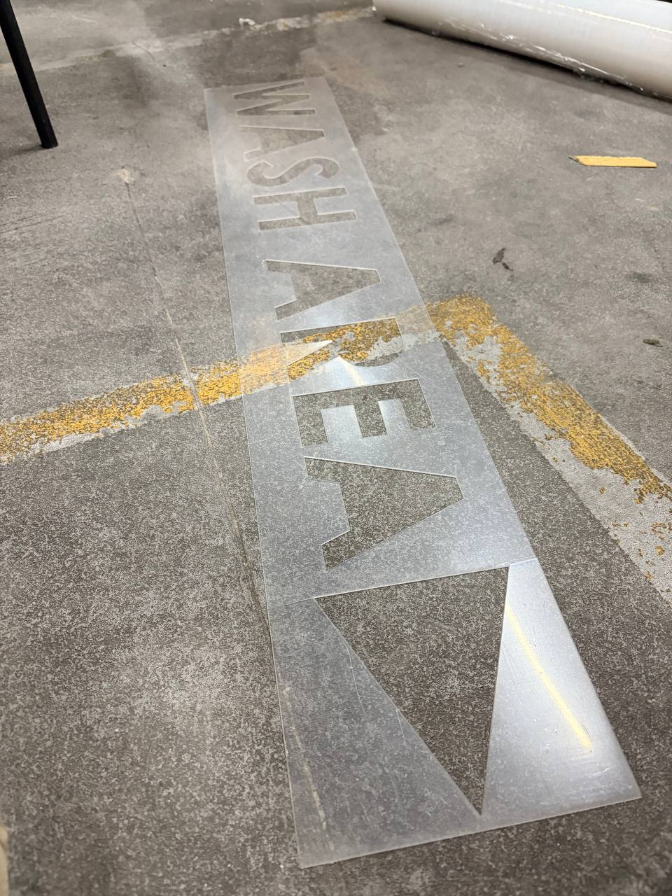 Custom Acrylic Die-Cut Stencil Plate for Spray Paint – Malaysia