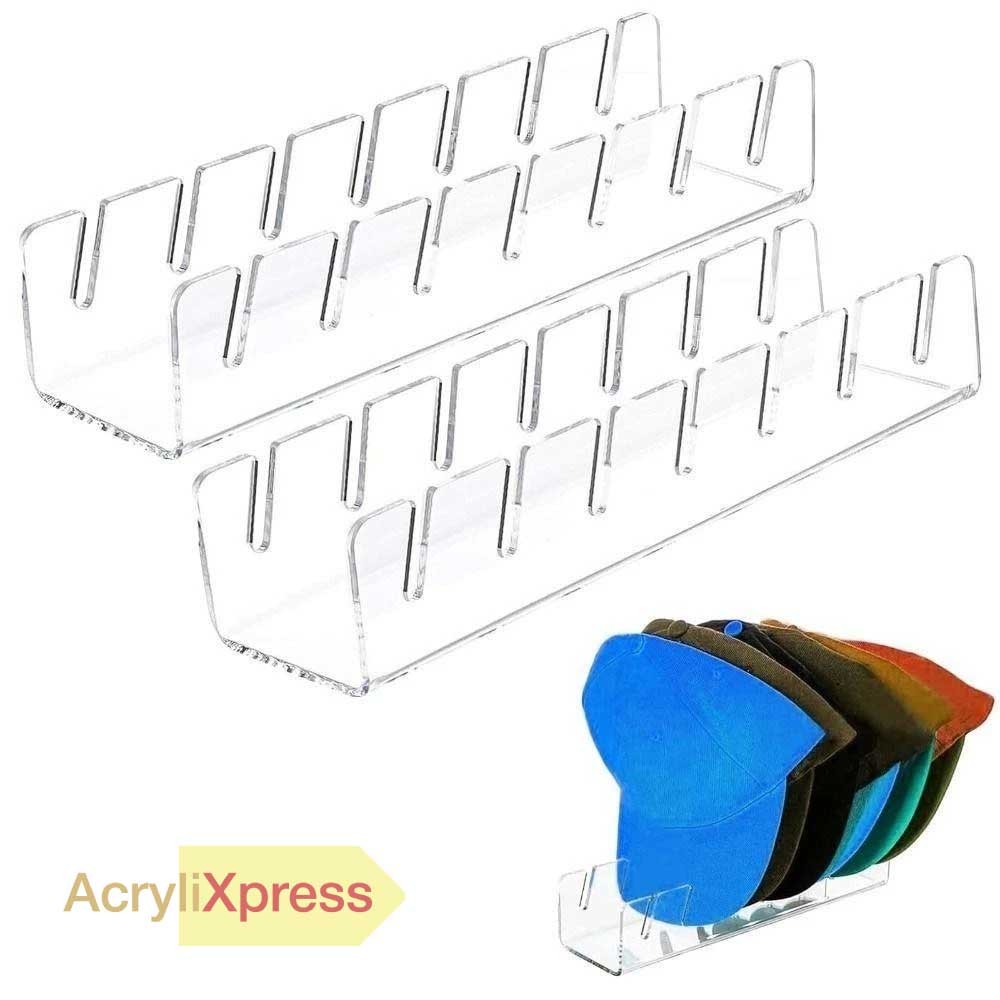 Baseball Cap Display Rack Hat Organizer Holder for Baseball Stores Decoration Acrylic Caps Hat Stand view 4
