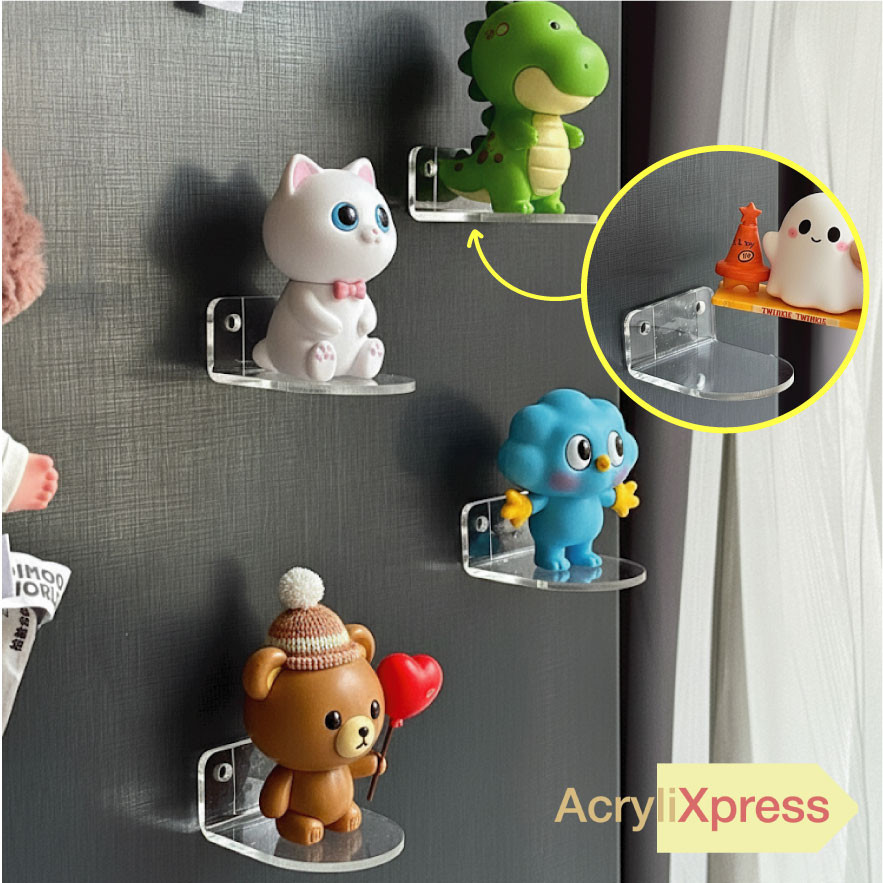 Blind Box Wall Display Acrylic Wall Shelf Stand for Pop Mart Box Figures Mini Toys Collectibles