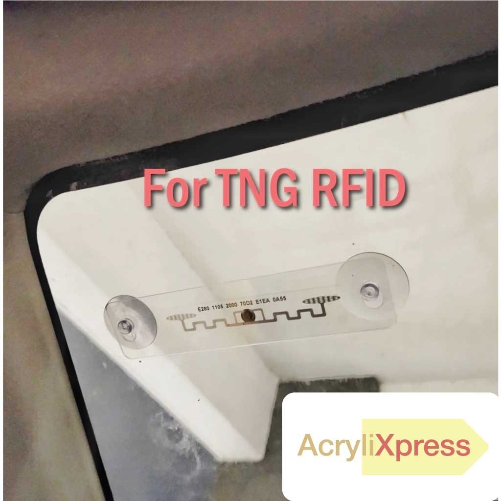 RFID Holder for Car Touch n Go TNG RFID Tag Sticker Holder (Even Tinted windscreen can scan) Accessories Kereta view 4